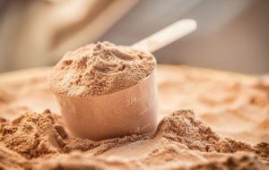 brown protein powder