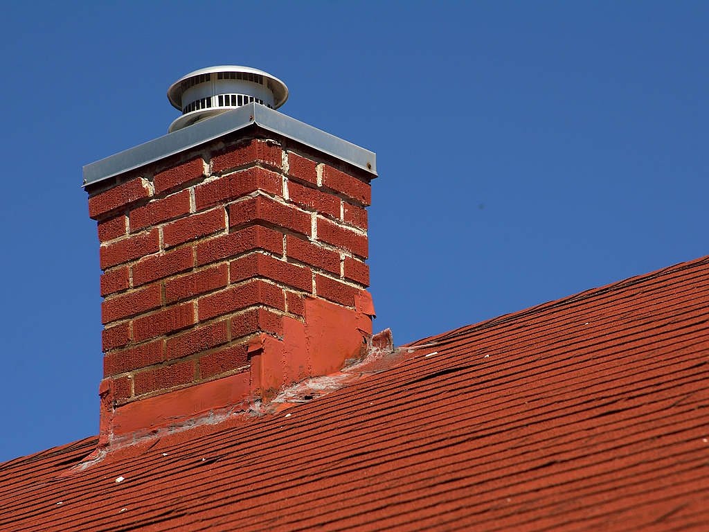 chimney on roof